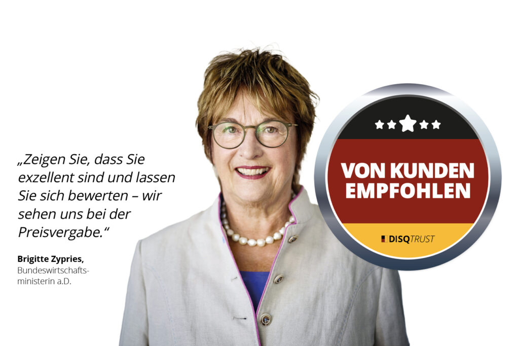 Auszeichnung - Von Kunden empfohlen